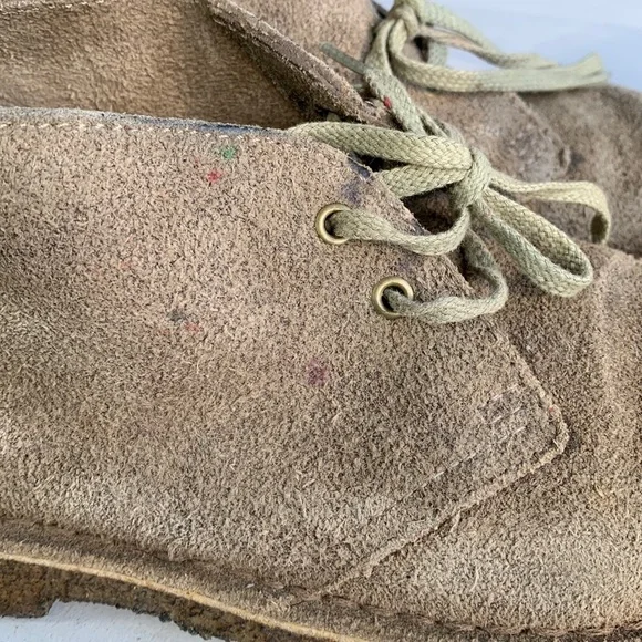 Clarks Originals Desert Boots Women’s Size 6 Sand Suede Casual Chukka Crepe Sole - Picture 4 of 14